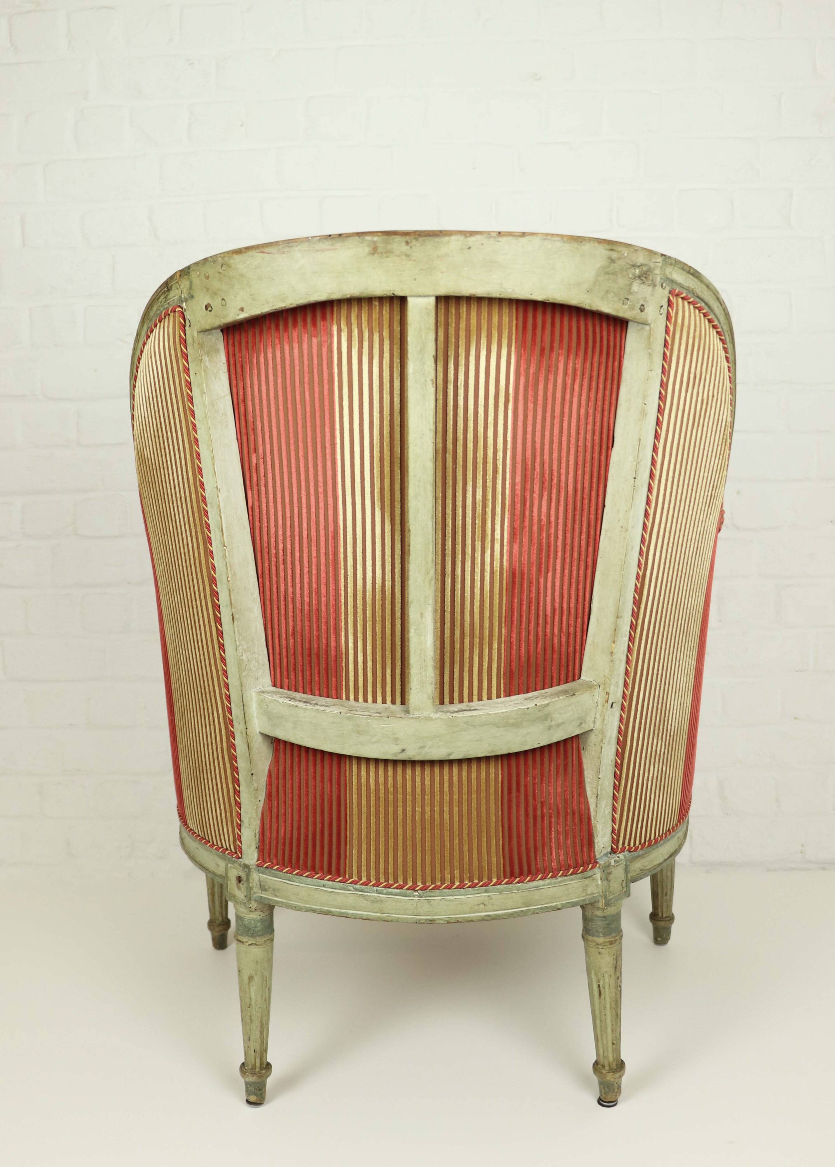 Pair of armchairs "Bergère" Louis XVI style