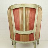 Paire de fauteuils " Bergère " de style Louis XVI