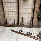 large wall-mounted coat rack