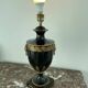 Foot, Baluster lamp, golden lions, golden lampshade, Hotel Intercontinental de Paris Opéra Garnier
