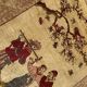 Tapis Istanbul en soie signé, vers 1920