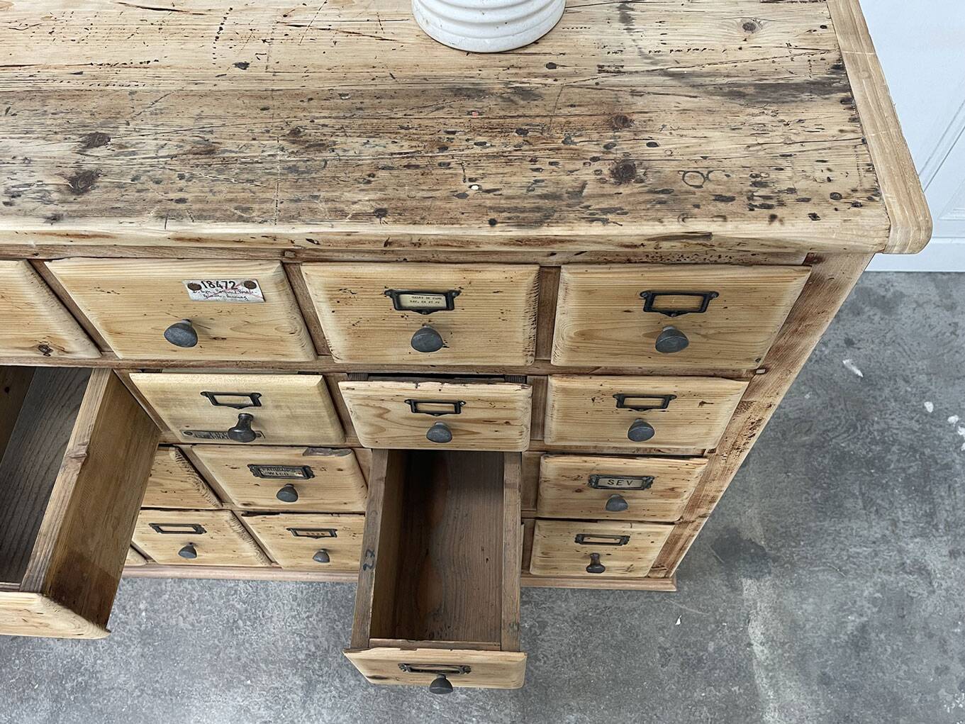 1940s trade furniture with drawers, 1930s