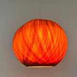 Beautiful design midcentury cocoon resin pendant, 1950s