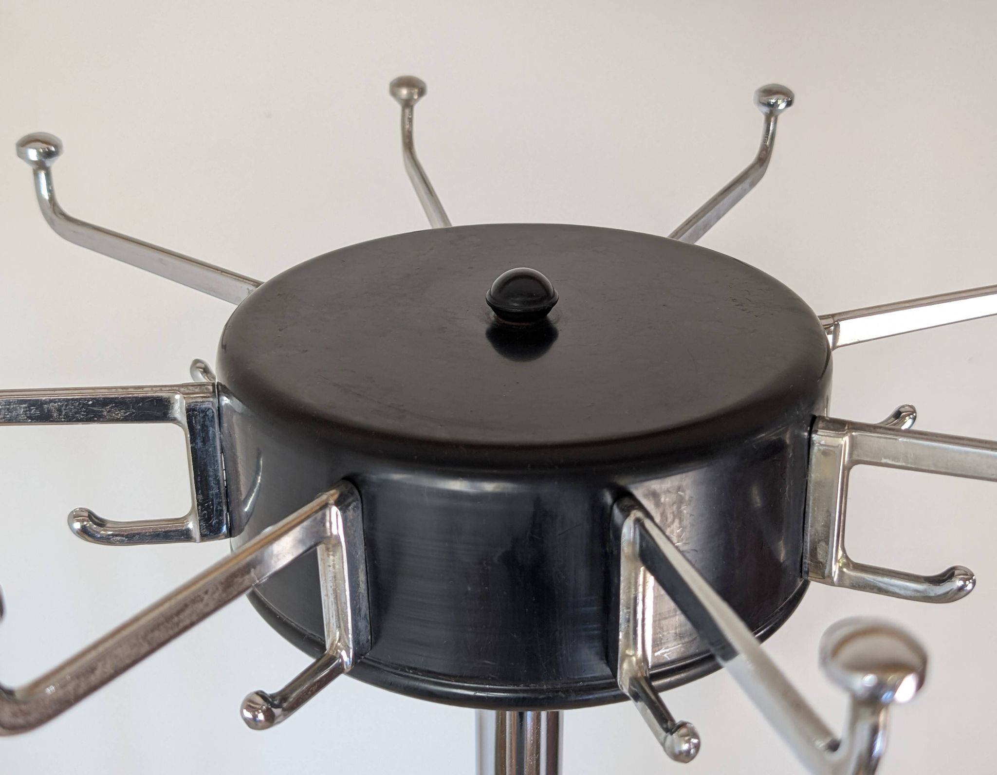 Portemanteau perroquet chromé