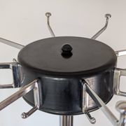 Portemanteau perroquet chromé