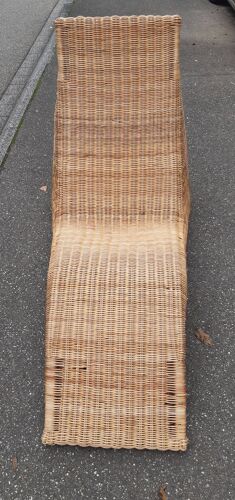 Chaise longue osier modèle Karlskrona Ikéa