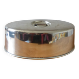 Cloche de service en métal argenté Ecruis monogrammée 240516