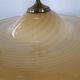 Lustre en verre de Murano et laiton avec double support