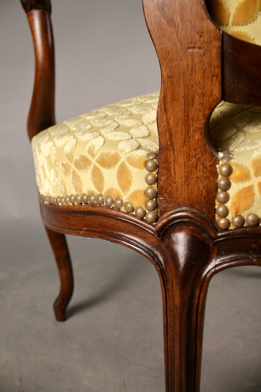 Fauteuil cabriolet de style Louis XV, XlXème