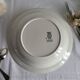 Large round, shallow earthenware dish, sarreguemines, epernay pattern