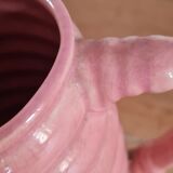 Glazed stoneware pitcher
