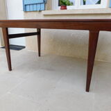 Table en teck scandinave avec rallonges