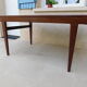 Table en teck scandinave avec rallonges