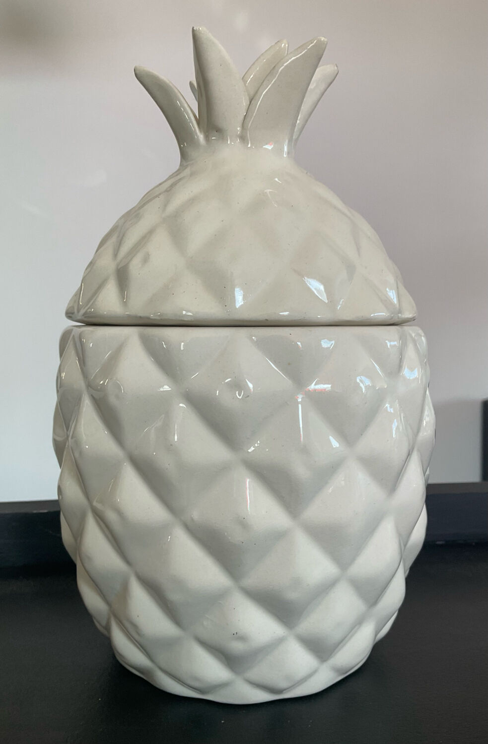 Vintage ceramic pineapple pot 70s