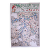 Map of the region of Namur