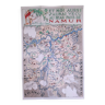 Carte de la région de Namur