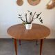Vintage teak round table