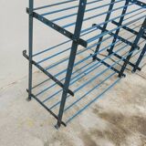 Set of 3 Rigidex iron storage locker shelves 1950s