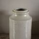 Vase, pot en grès vernissé grège vintage