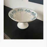 Blue and white compotier floral pattern