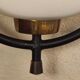 Old Arlus Pendant Lamp/Opaline Metal/1950s/Design Lighting