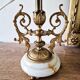 Antique 1-light lamp in gilded bronze and onyx, bedside lamp, desk lamp.