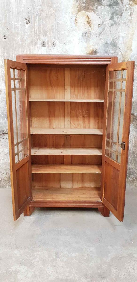 Glass-glazed Parisian wardrobe