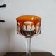 Baccarat "malmaison" orange double crystal wine glass - 19 cm