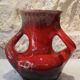 Saint-Paul-de-Vence red flamed earthenware vase circa 1970
