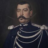 Old portrait - series "The moustached"