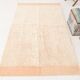 4x7 Salmon Beige Handmade Turkish Vintage Rug