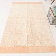 4x7 Salmon Beige Handmade Turkish Vintage Rug