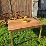 Cherry wood farmhouse table circa 1930