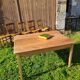 Table de ferme en merisier vers 1930