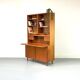 Vintage Teak Bookcase with Desk from Omann Jun, 1960s