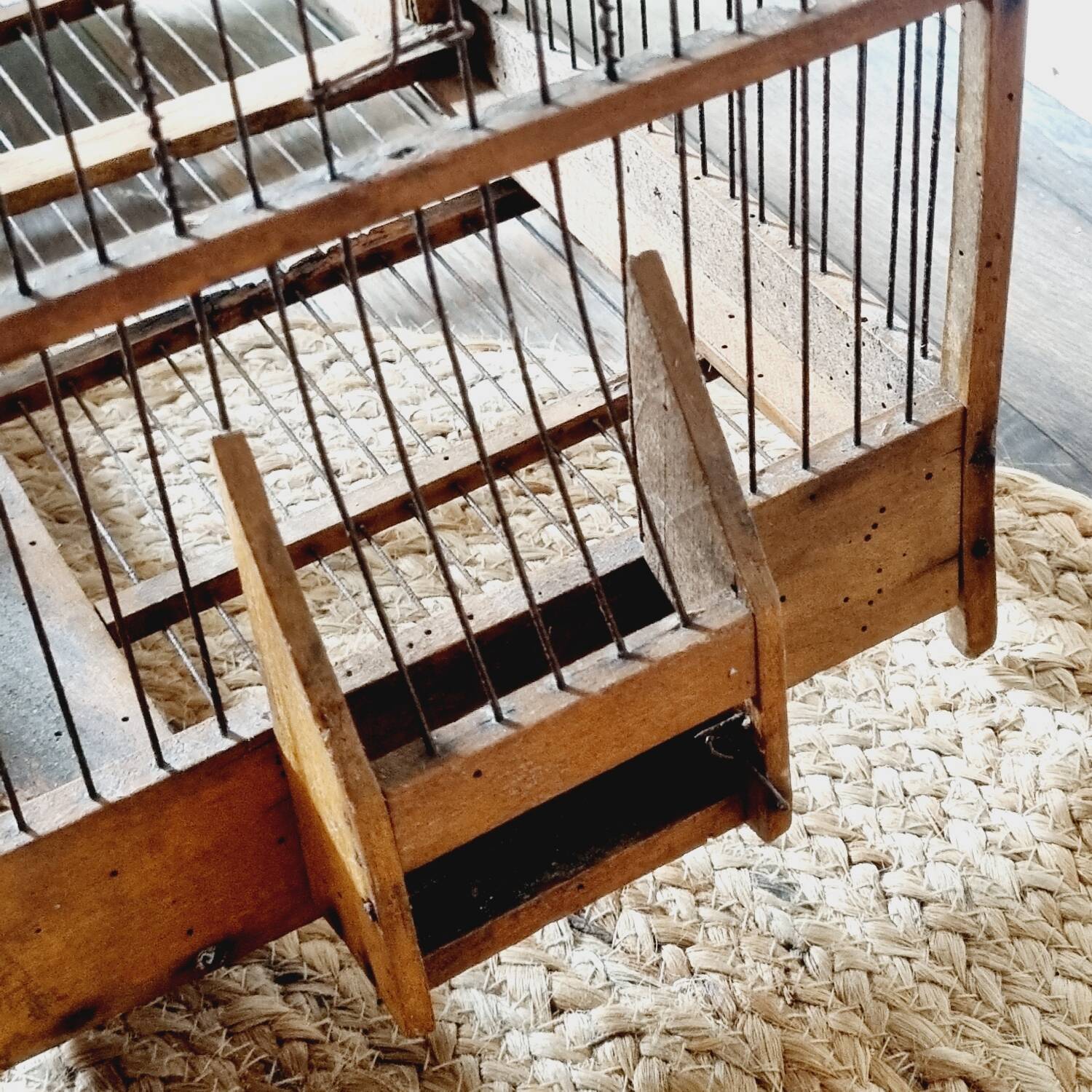 19th century bird cage in its original condition