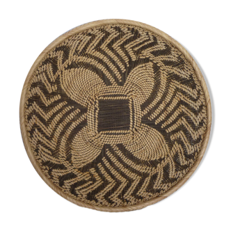 African braided basket