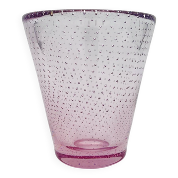 Vase Murano Archimede Seguso Bullicante améthyste 1950