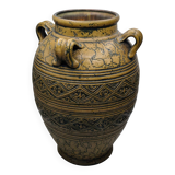 Vintage 1950s Jasba German Art Pottery Floor Vase –