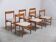 Set of 6 dining chairs in oak by Meubelatelier Vanda Watervliet, 1960s