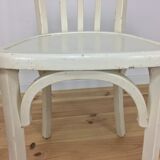 White Luterna vintage bistro chairs