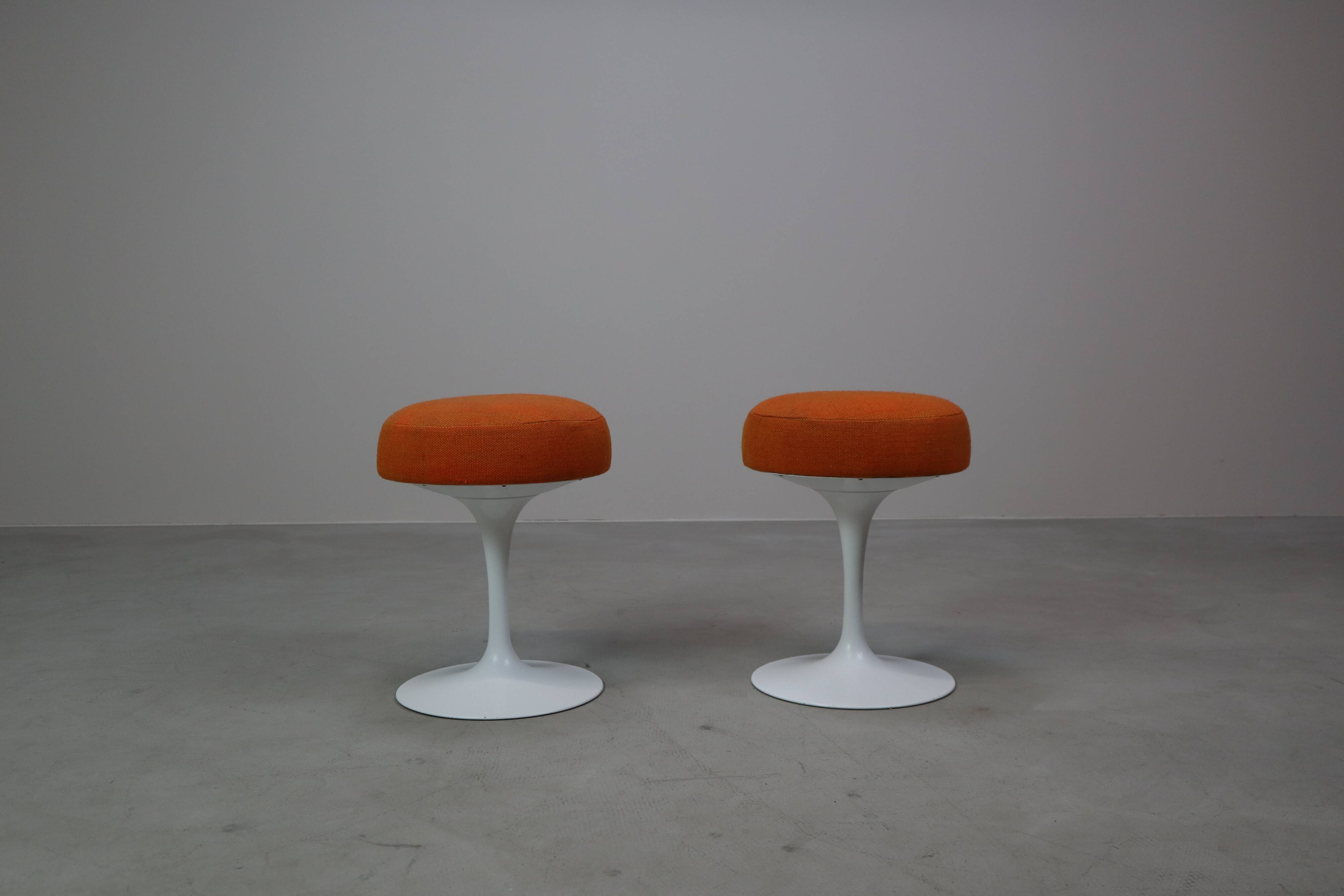 Pair of Eero Saarinen Tulip Stools for Knoll International