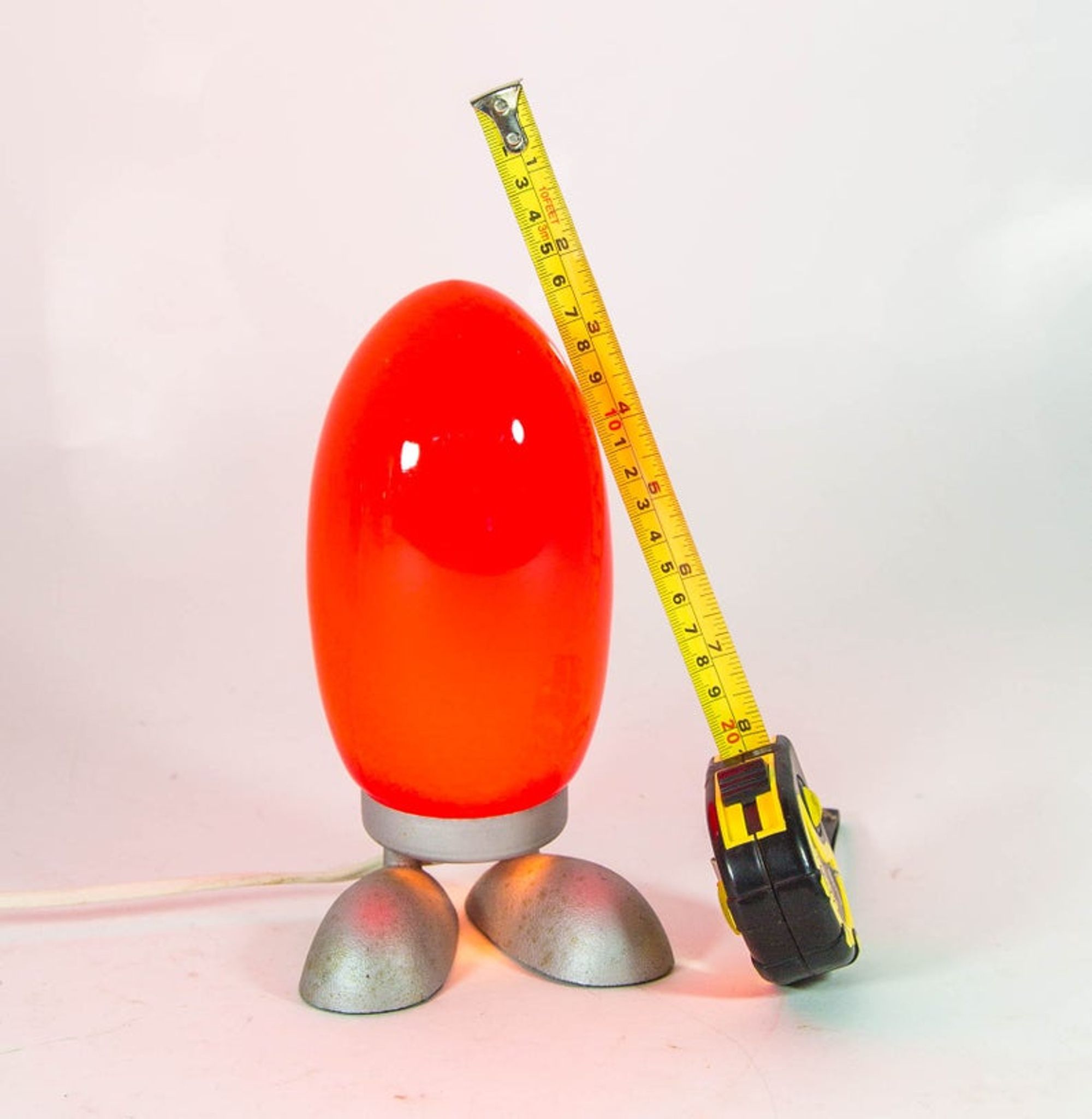 Set of 3 lamps egg red white and blue Ikea 80s