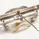 Rare Murano chrome sheet wall light 1960