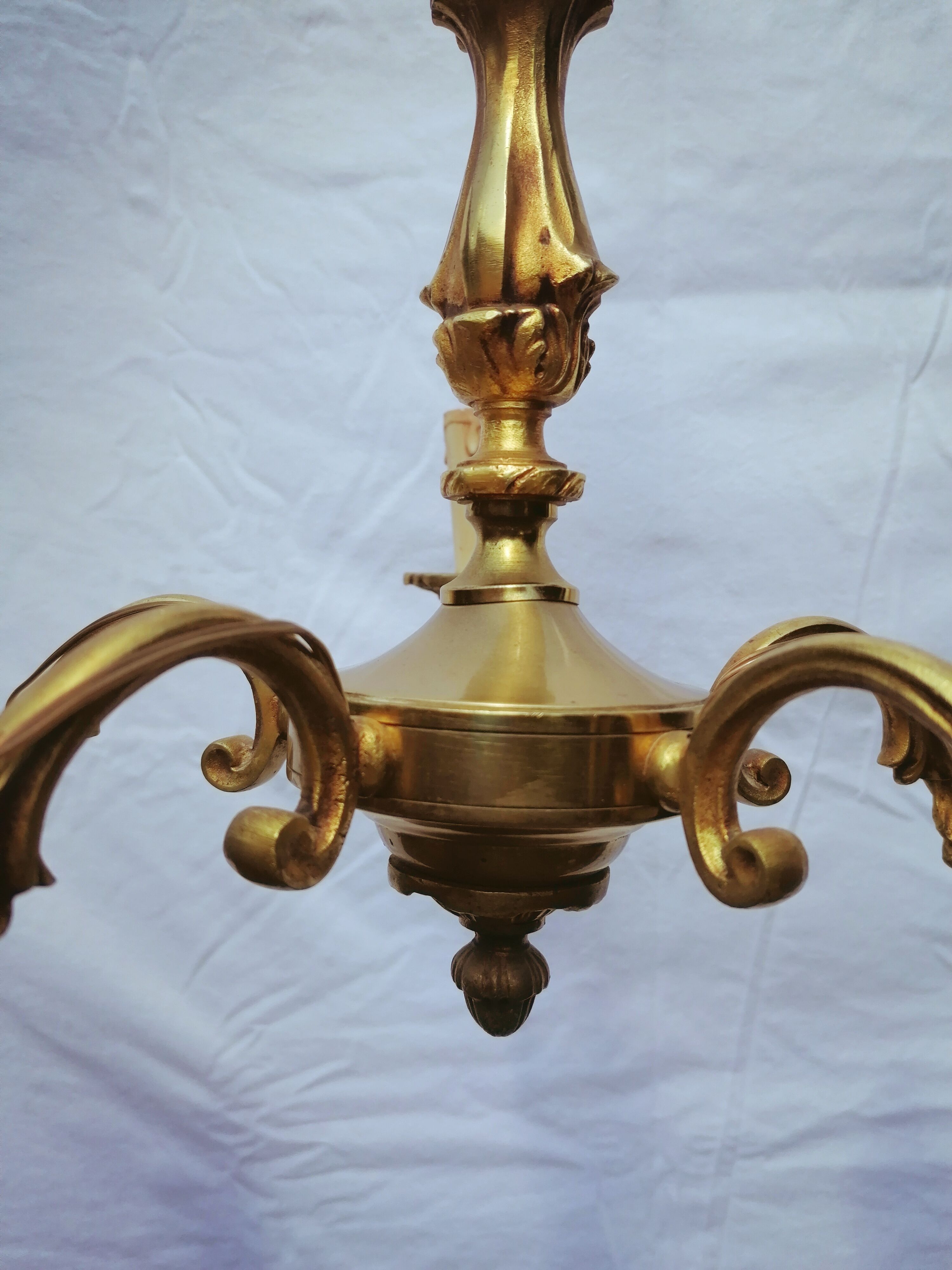 Bronze chandelier