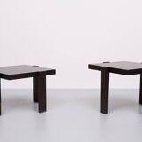 Pair nesting tables Gianfranco Frattini in style 1970s