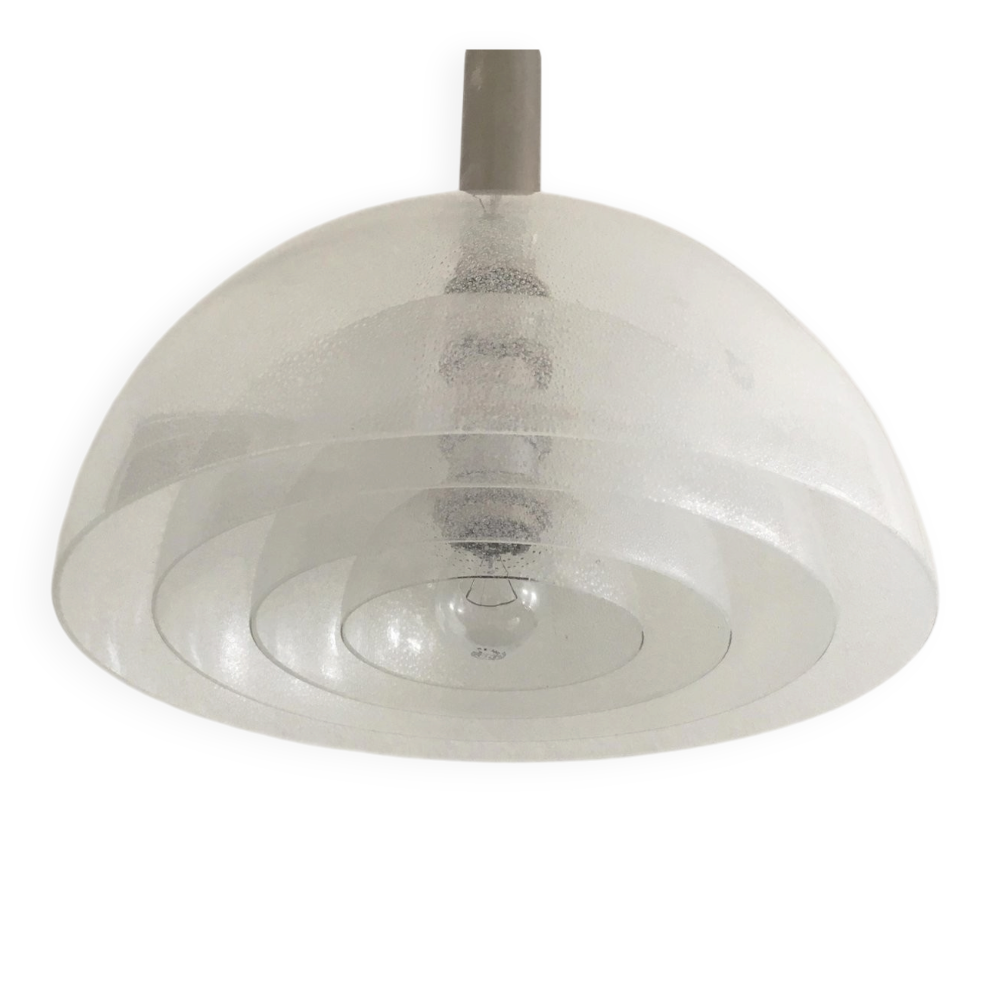 Suspension en Verre LT 338 par Carlo Nason pour Mazzega, Italie 1960