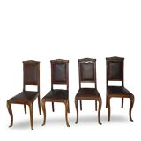 Italian art deco dining chairs 1920s