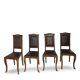 Italian art deco dining chairs 1920s