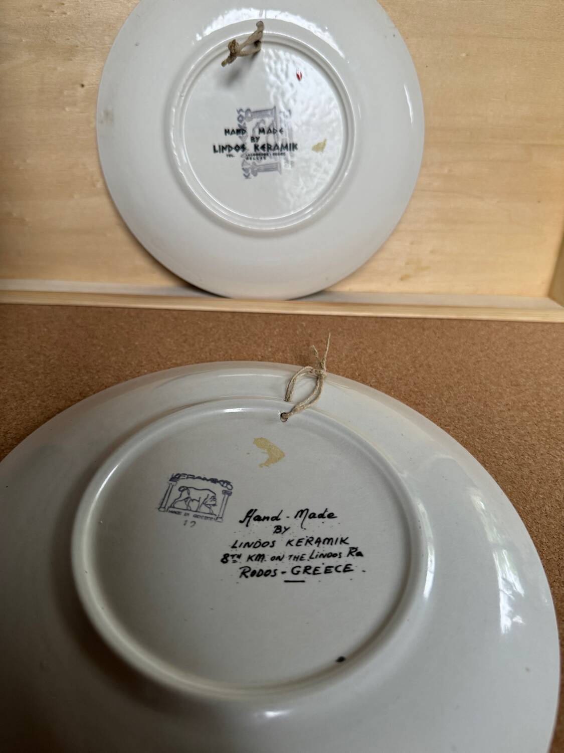 2 Rhodes decorative plates
